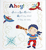 Ships Ahoy Birth Record kit