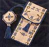 Forget me Not Scissors Case with Fob