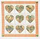 Peaceable Heart Quilt Sampler (w embellishments)
