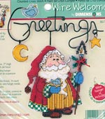 Wire Welcome: Santas Greeting kit