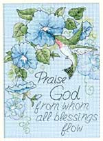 Hummingbird and Morning Glories kit