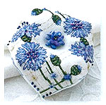 Cornflower Biscornu