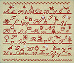 French Country Christmas Alphabets