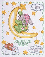 Crescent Moon Birth Announcement kit
