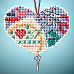 I Love Charmed Ornaments kit - Love Stitching