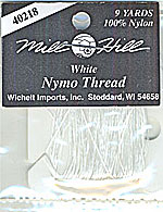 Mill Hill Nymo Thread - White