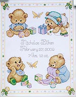 Baby Bears Birth Record kit