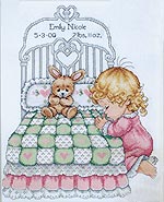 Bedtime Girl Birth Record kit